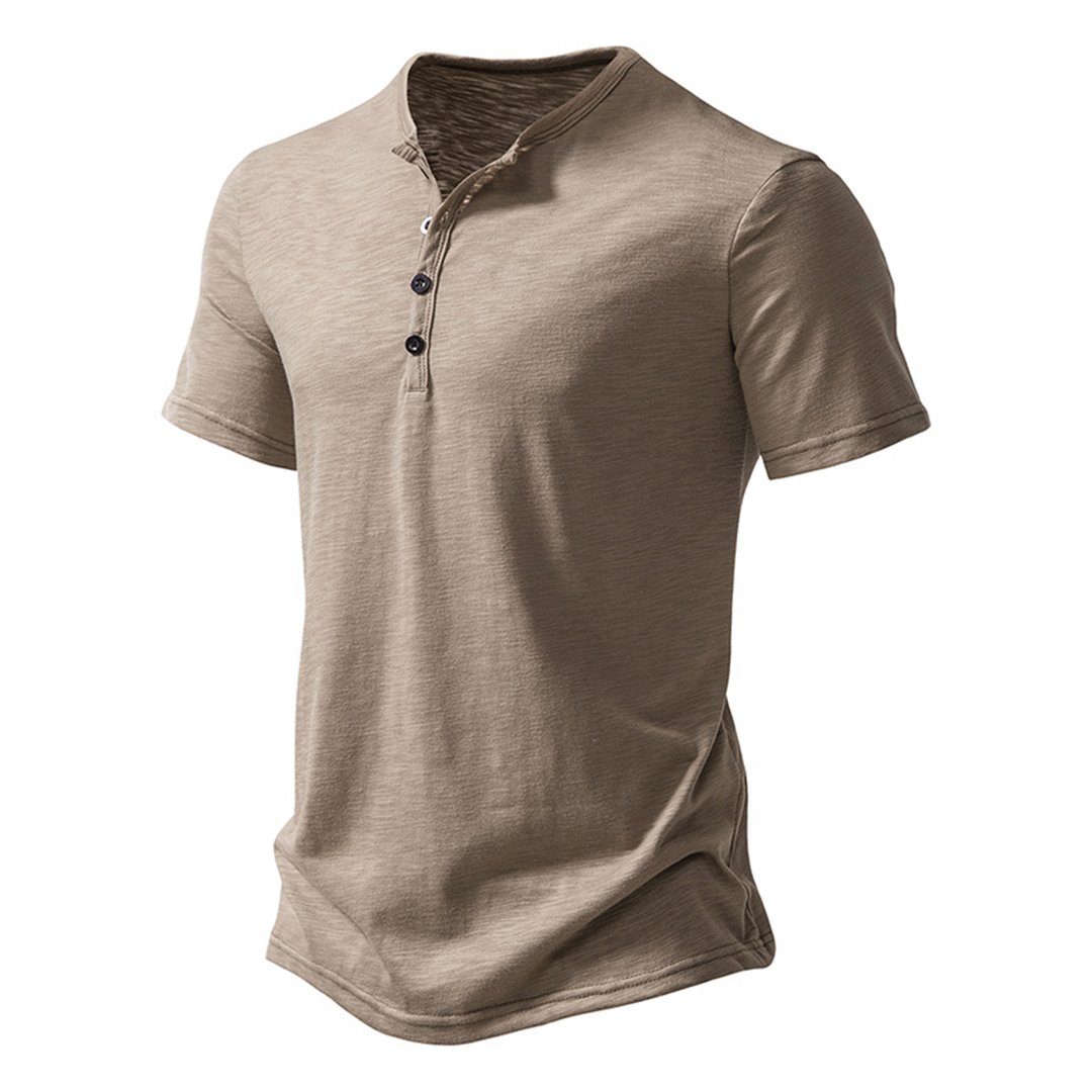 Mannen T-shirt Katoen Casual Fit Wells