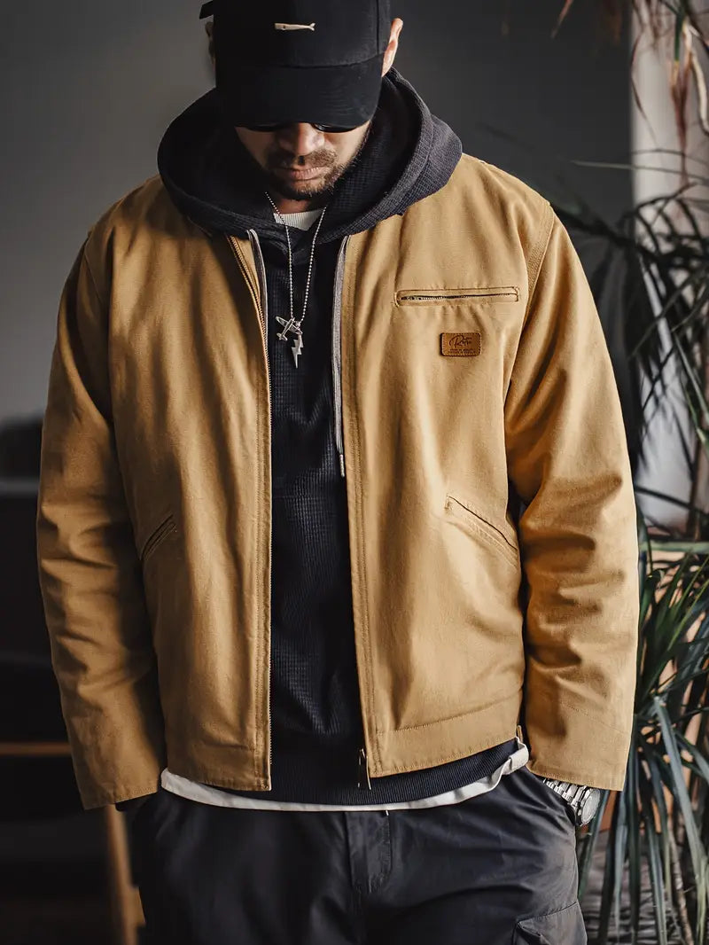 Mannen Bomberjack Zwart Leerjack Casual Stijl - StudioMarella