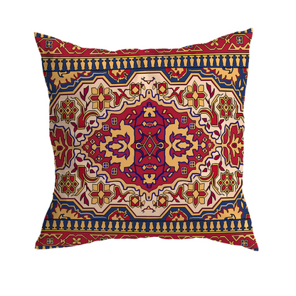 Kilim Kussenhoes 45x45 cm – Zachte Pluche met Uniek Patroon voor de Woonkamer