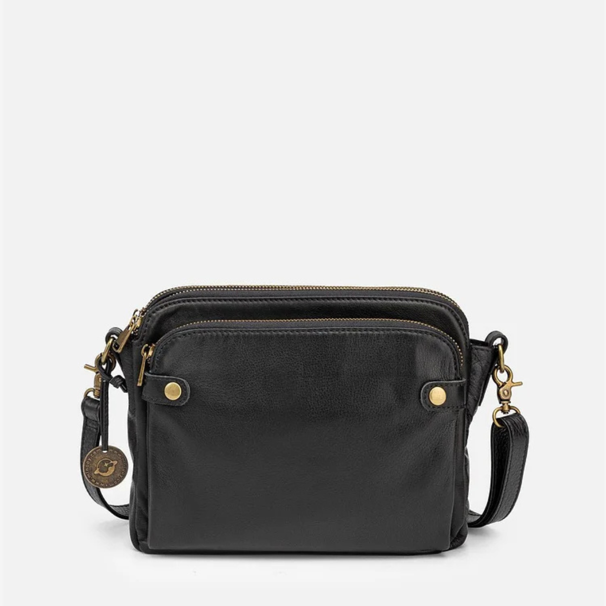 Leren Schoudertas met Geïntegreerde Portemonnee 9 Kaartvakken Compact Dagelijks Gebruik Dames Crossbody