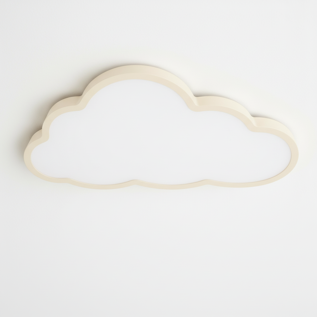 Plafondlamp Wolk Kinderkamer LED 3000K Acryl 40cm Warm Wit Babykamer Plafonnière Wolkvorm Sfeerlamp Kinderlamp