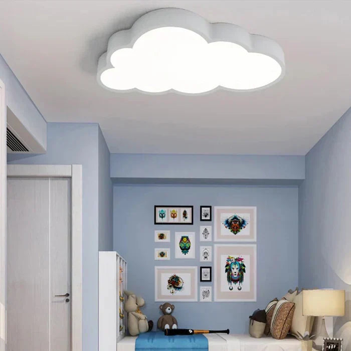 Plafondlamp Wolk Kinderkamer LED 3000K Acryl 40cm Warm Wit Babykamer Plafonnière Wolkvorm Sfeerlamp Kinderlamp