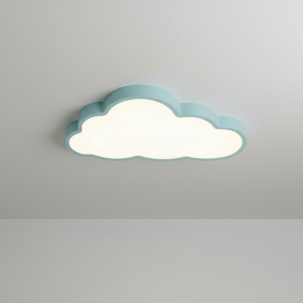 Plafondlamp Wolk Kinderkamer LED 3000K Acryl 40cm Warm Wit Babykamer Plafonnière Wolkvorm Sfeerlamp Kinderlamp