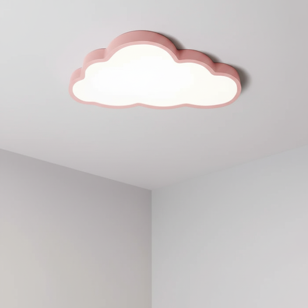 Plafondlamp Wolk Kinderkamer LED 3000K Acryl 40cm Warm Wit Babykamer Plafonnière Wolkvorm Sfeerlamp Kinderlamp