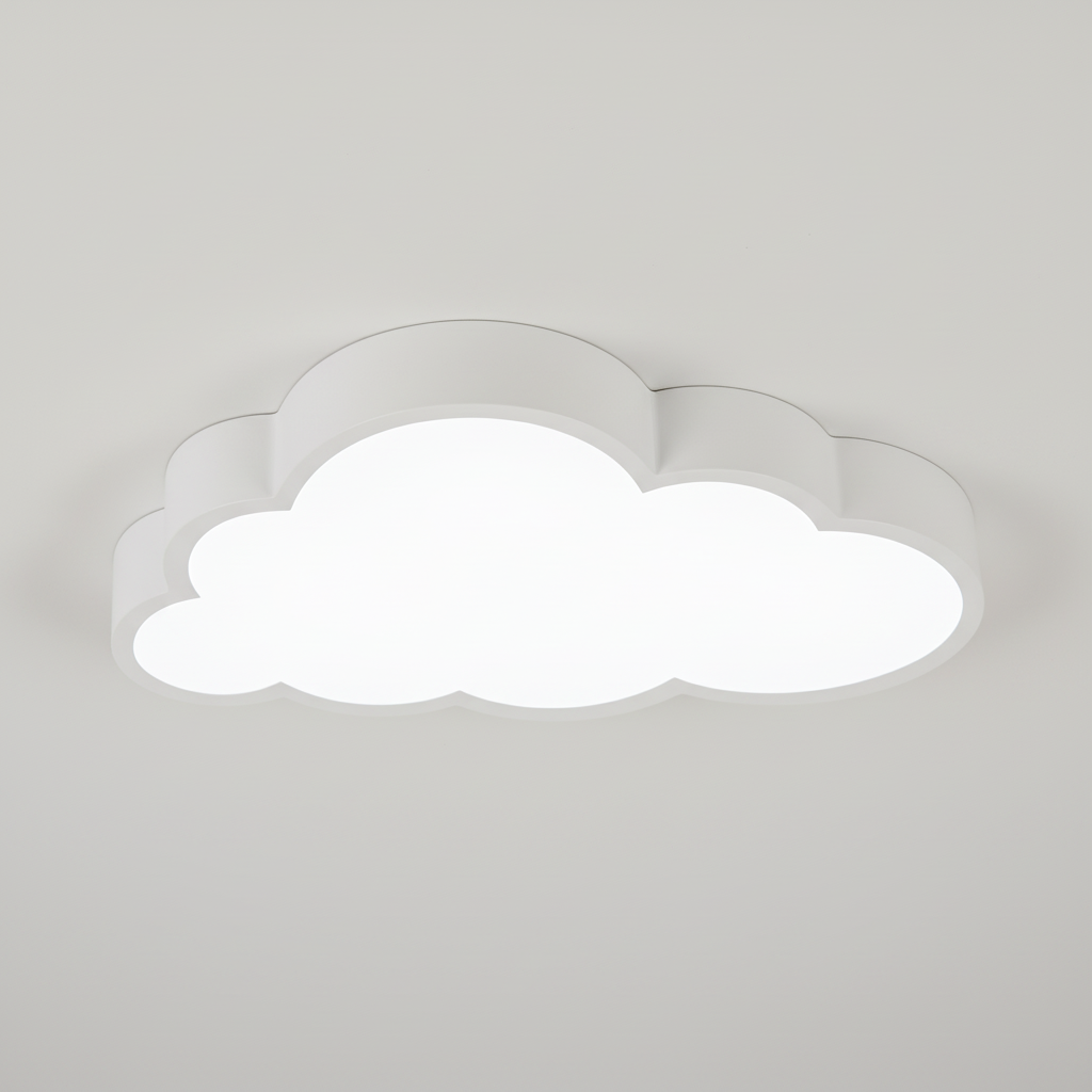 Plafondlamp Wolk Kinderkamer LED 3000K Acryl 40cm Warm Wit Babykamer Plafonnière Wolkvorm Sfeerlamp Kinderlamp