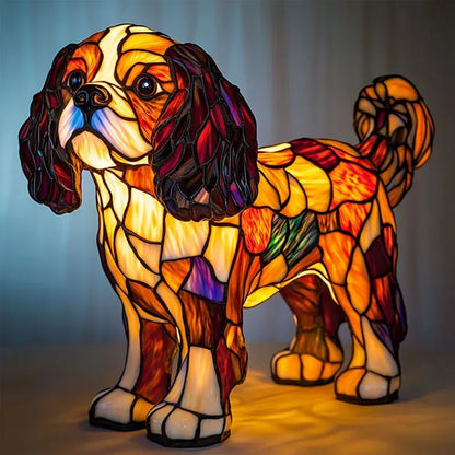Decoratieve Hondenlamp met Uniek Motief – Sfeerverlichting voor Hondliefhebbers