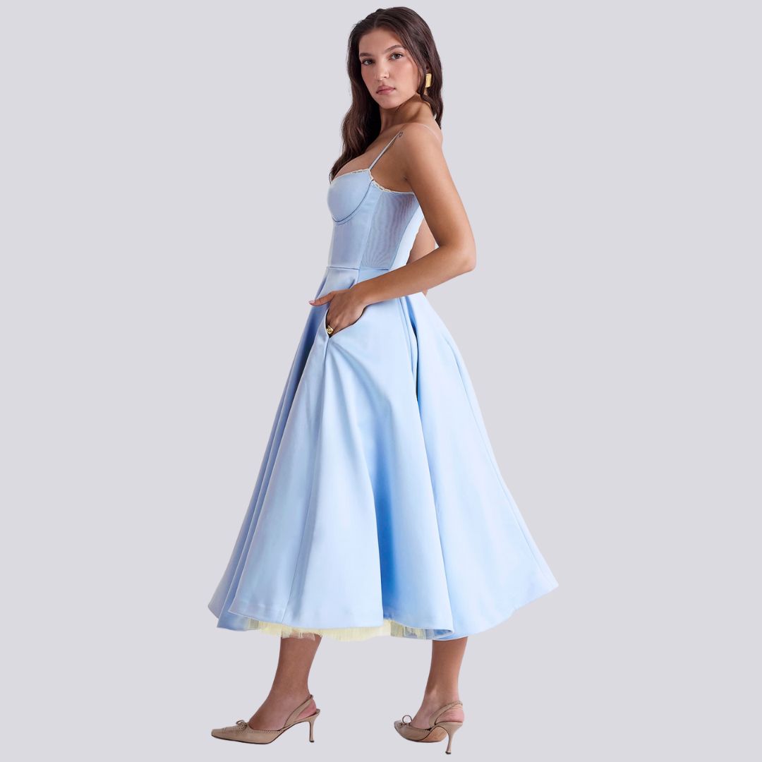 Elegante Maxi Jurk Annalisa Stijl
