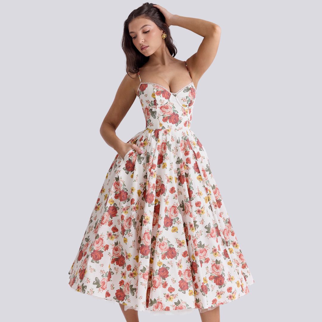 Elegante Maxi Jurk Annalisa Stijl