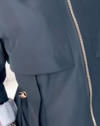 Kira Dames Jas Winter | Katoenblend, Lange Trenchcoat 1