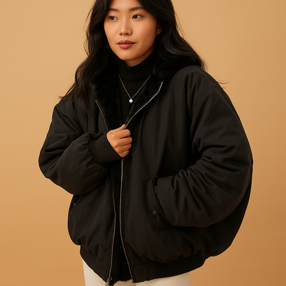 Kira Dames Winterjas | Warm Gevoerd met Afneembare Capuchon 2