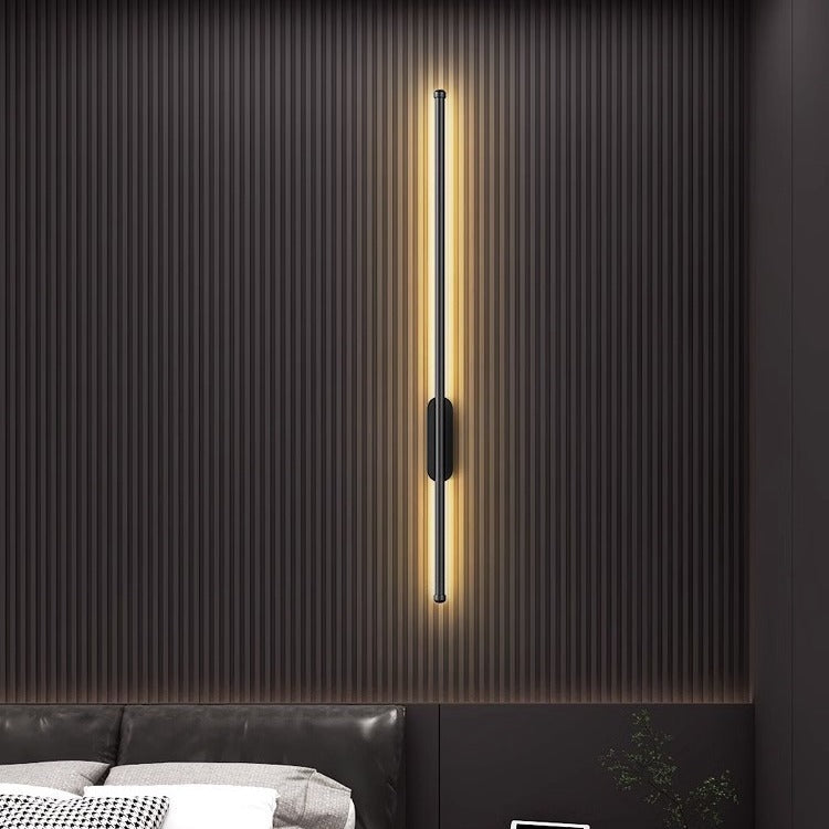 LED wandlamp aluminium 3000K zwart goud wandverlichting modern interieur gang woonkamer slaapkamer design verlichting