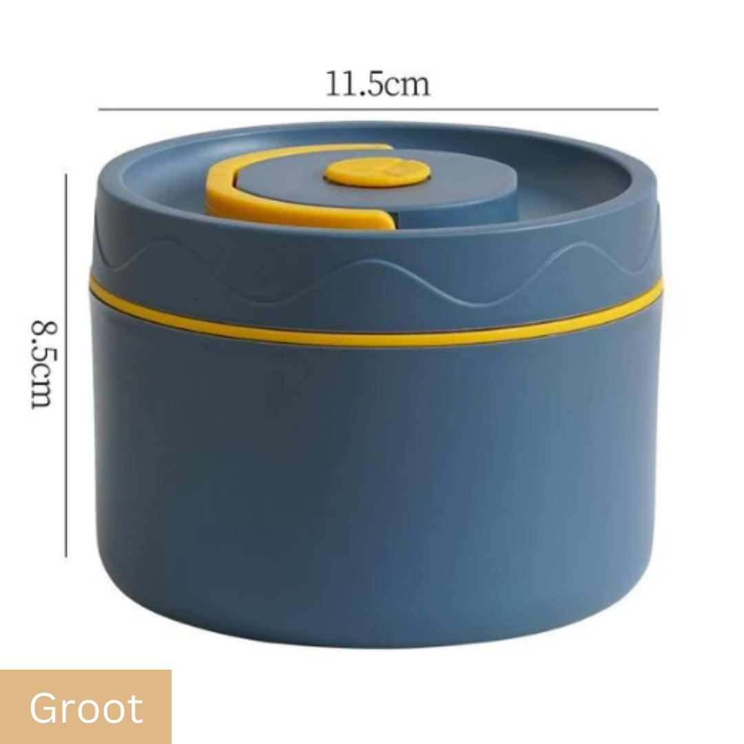 Geïsoleerde Lunchbox met Vacuümtechnologie – Houdt Eten Tot 4 Uur Warm – Lekvrij RVS Ontwerp – Ideaal voor School en Werk