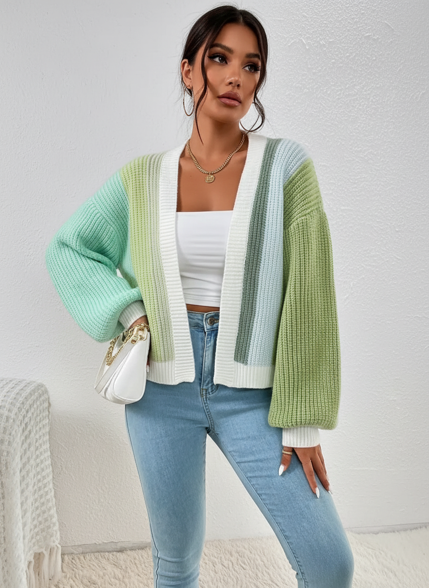 Kleurrijk Colourblock Vest voor Dames | Casual Mode 10