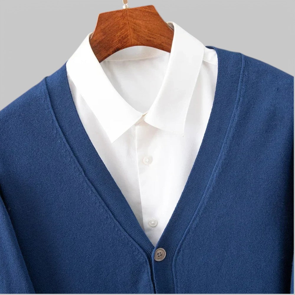 Elegante Heren Cardigan met V-hals