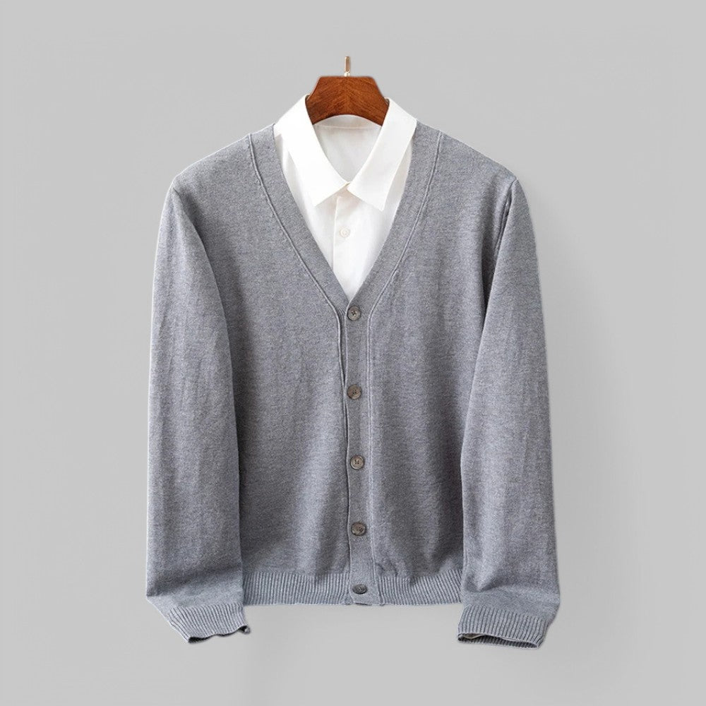 Elegante Heren Cardigan met V-hals