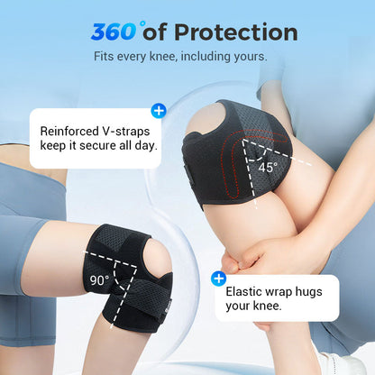 Verstelbare Kniebandage met Open Patella Ontwerp voor Sport en Herstel