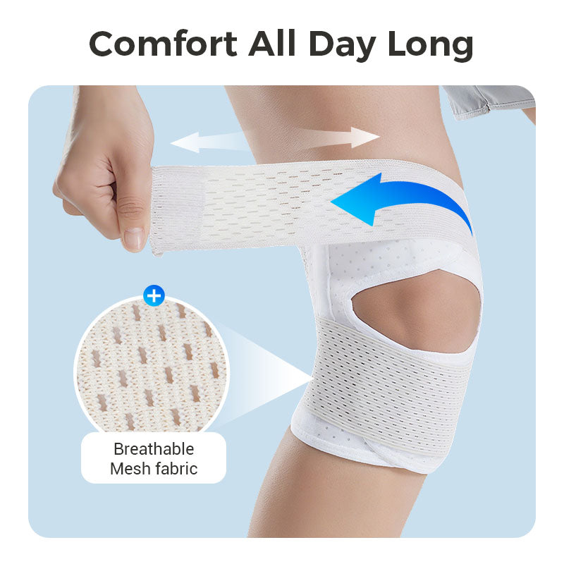 Verstelbare Kniebandage met Open Patella Ontwerp voor Sport en Herstel