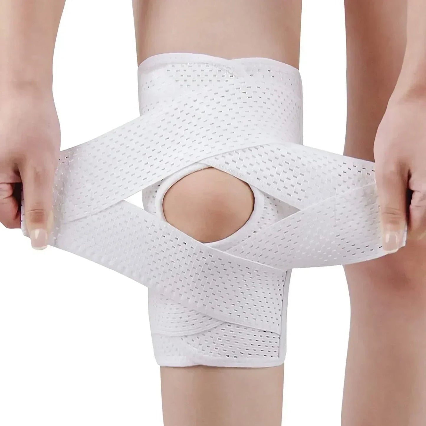 Verstelbare Kniebandage met Open Patella Ontwerp voor Sport en Herstel