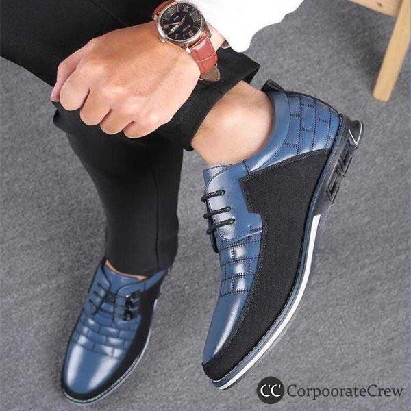 Zwarte Heren Schoenen Formal Business Stijl