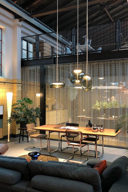 Handgeblazen Glazen Hanglamp Modern Design – Glas en Metaal – Instelbare Kabel 150cm – Geïntegreerde LED – 4 Modellen & Kleuropties