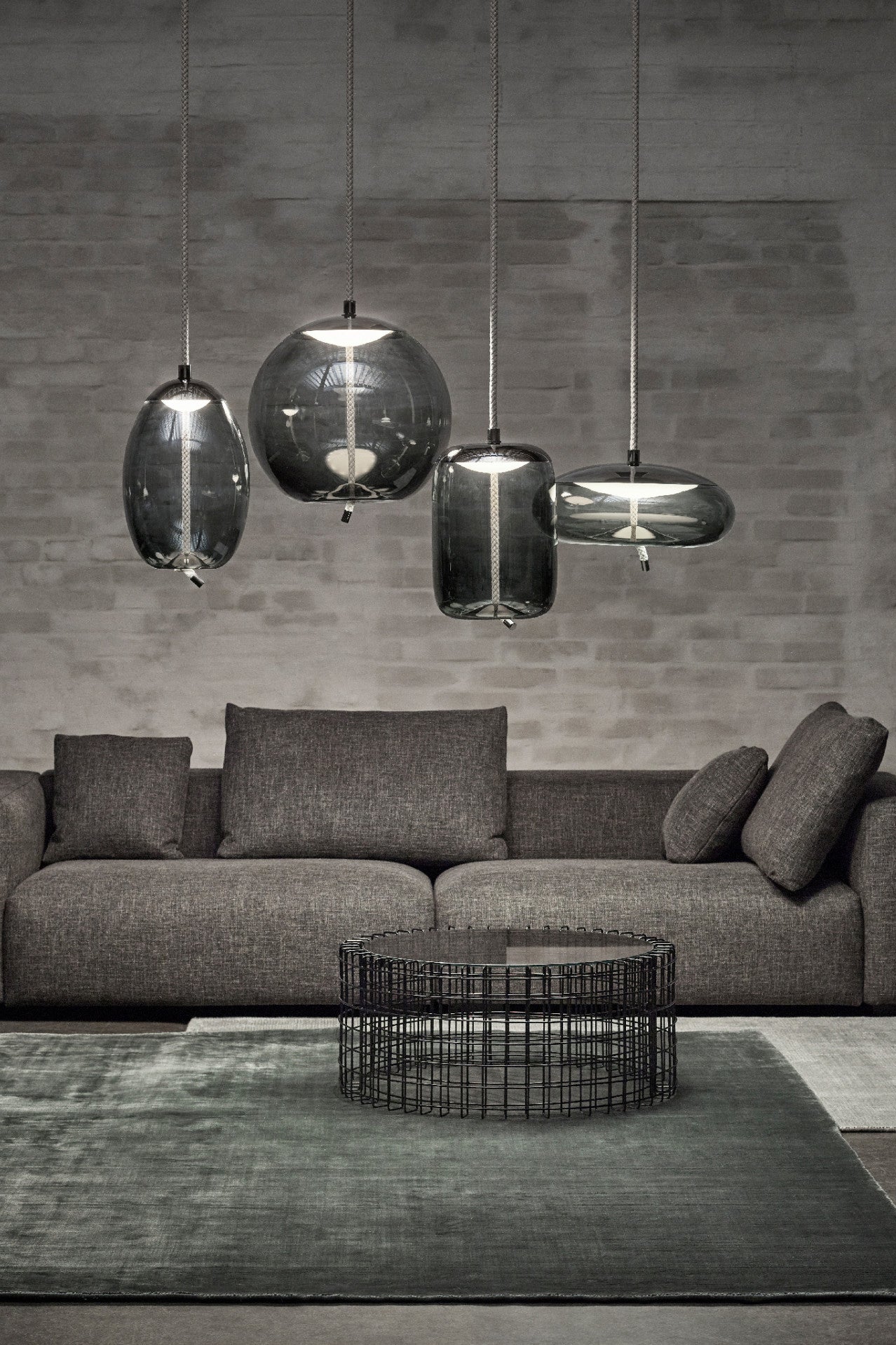 Handgeblazen Glazen Hanglamp Modern Design – Glas en Metaal – Instelbare Kabel 150cm – Geïntegreerde LED – 4 Modellen & Kleuropties