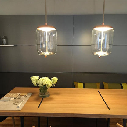 Handgeblazen Glazen Hanglamp Modern Design – Glas en Metaal – Instelbare Kabel 150cm – Geïntegreerde LED – 4 Modellen & Kleuropties