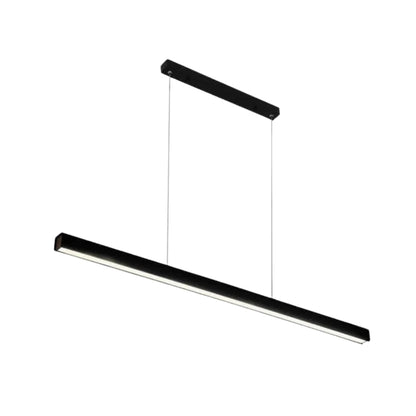 Lineaire hanglamp LED aluminium zwart kookeiland eettafel kantoor moderne plafondverlichting minimalistische hanglamp