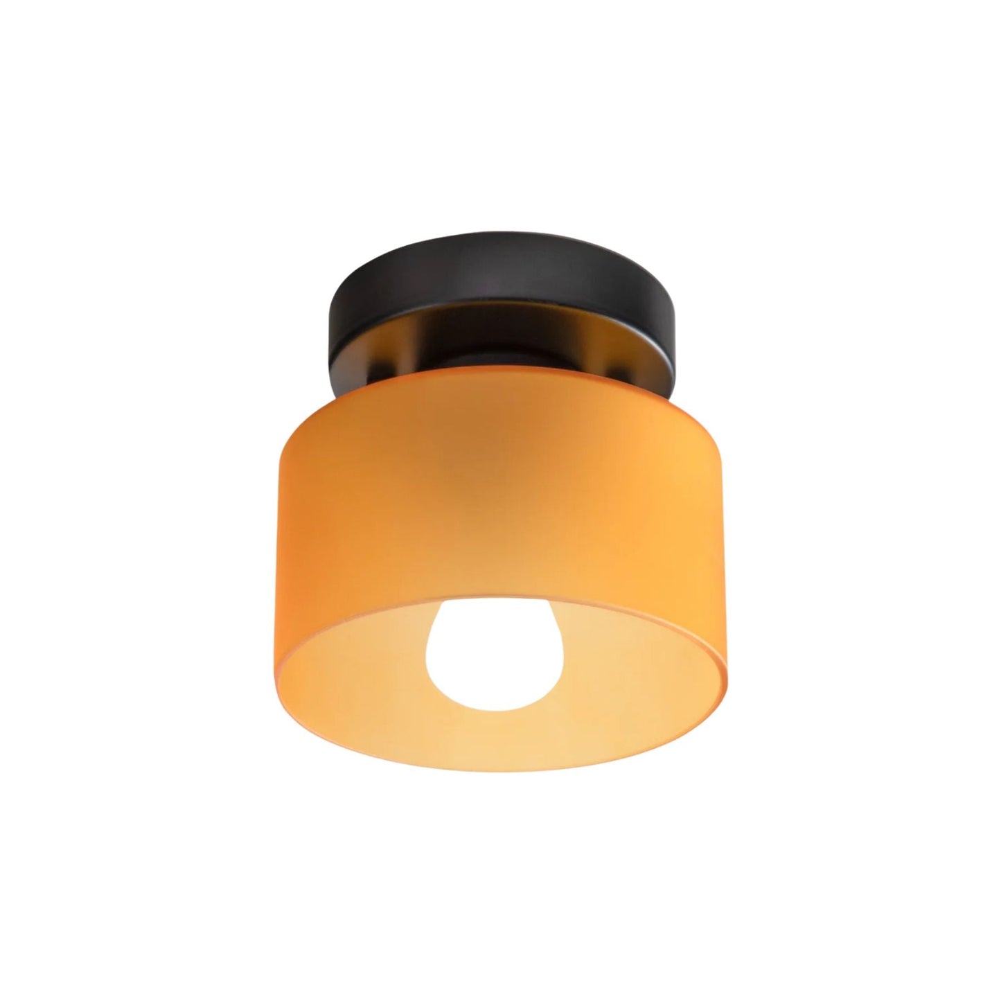 Plafondlamp Glas Retro E27/E26 Amber Keuken Hal Woonkamer Rond Design Sfeerverlichting Vintage Stijl