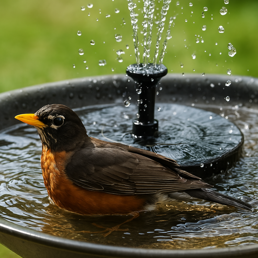 Zonne-energie Fonteinpomp voor Vijver Vogelbad en Tuin met Automatische Werking