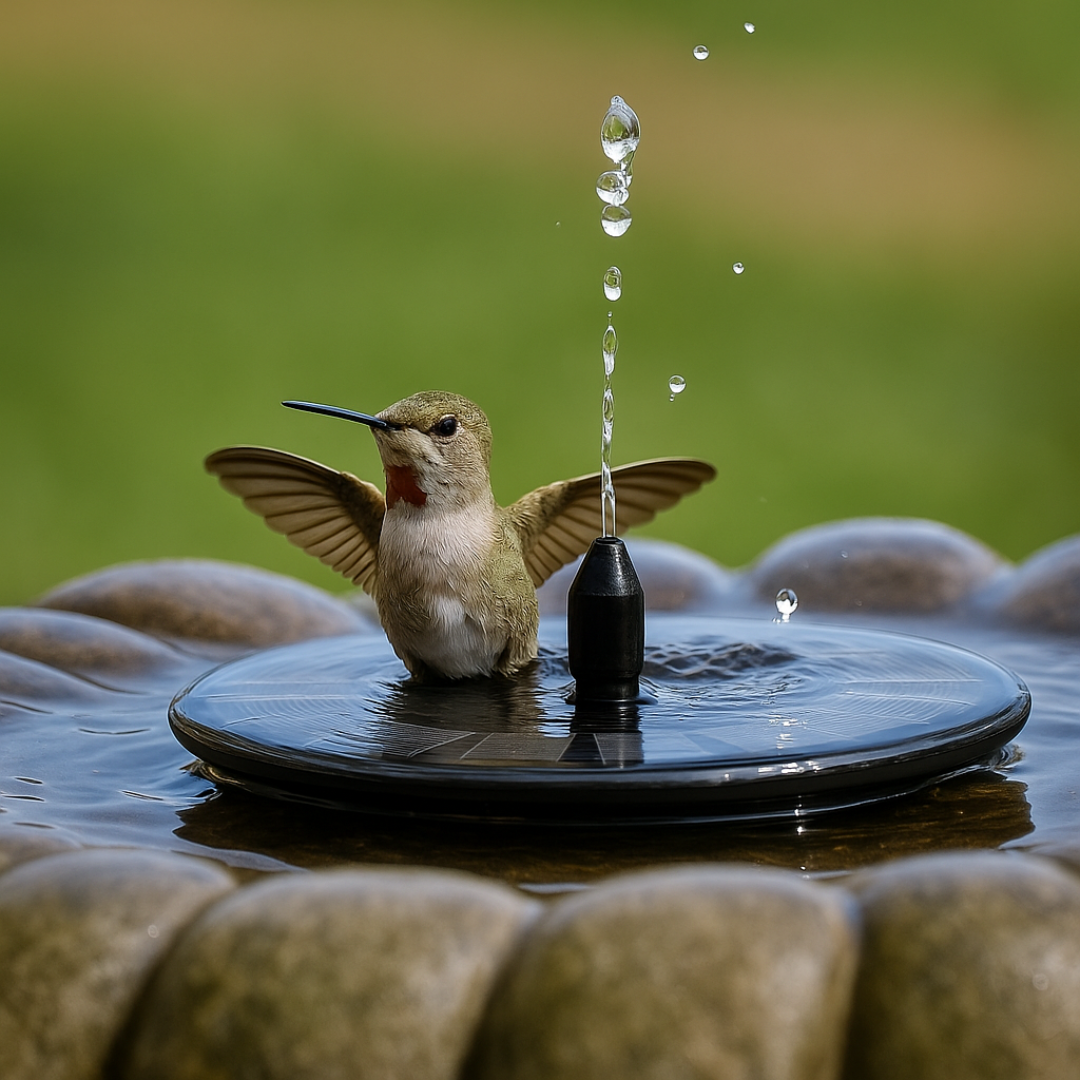 Zonne-energie Fonteinpomp voor Vijver Vogelbad en Tuin met Automatische Werking