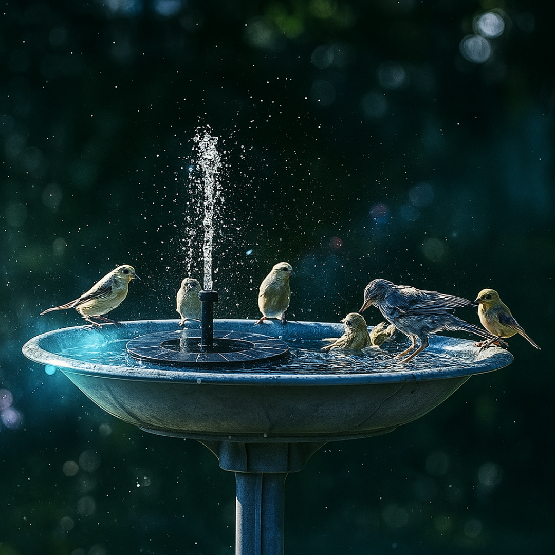 Zonne-energie Fonteinpomp voor Vijver Vogelbad en Tuin met Automatische Werking