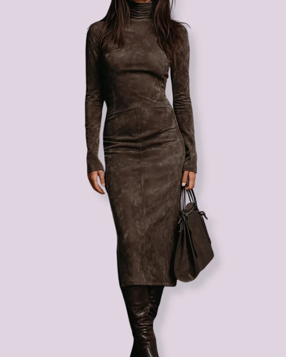Dames Midi-jurk Getailleerd Elegant - StudioMarella