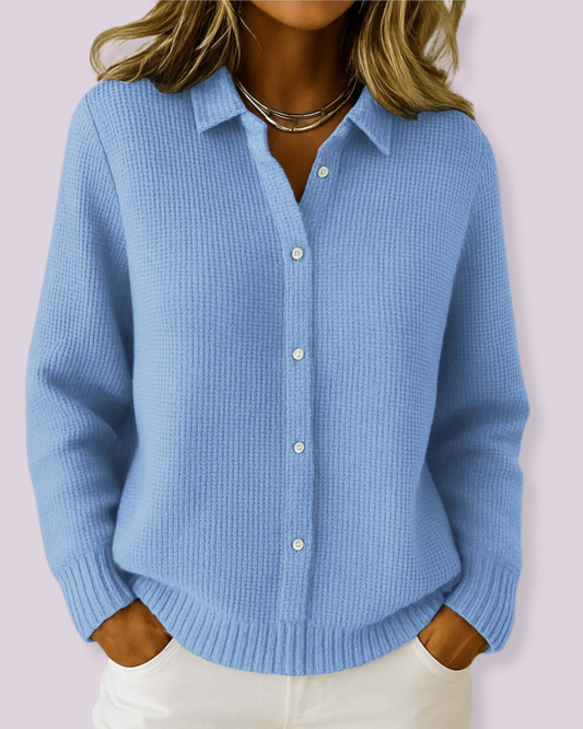 Dames Gebreide Cardigan Comfortabele Pasvorm - StudioMarella