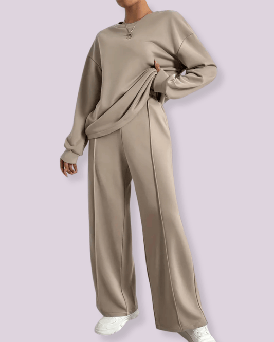 Zachte Dames Loungewear Set Comfortabele Pasvorm - StudioMarella