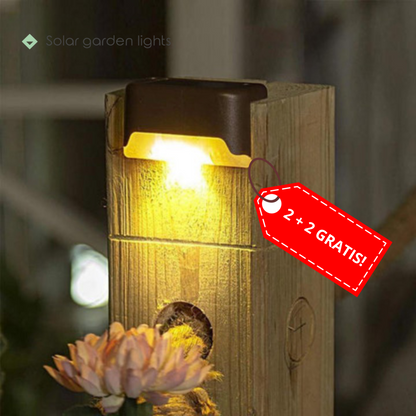 Zonne-energie Wandlamp Tuinverlichting LED Buitenlamp Waterdicht Terrasverlichting zonder Bedrading