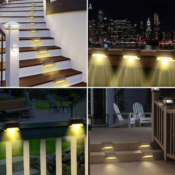 Zonne-energie Wandlamp Tuinverlichting LED Buitenlamp Waterdicht Terrasverlichting zonder Bedrading
