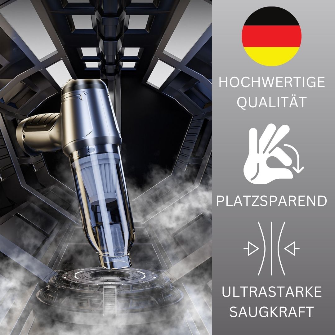 Draadloze Handstofzuiger met 2-in-1 Zuig- en Blaasfunctie – Compacte Huishoudstofzuiger met HEPA-Filter en Geluidsreductie