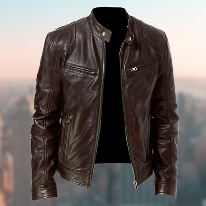 Leren Jas Heren Elegant en Tijdloos Design