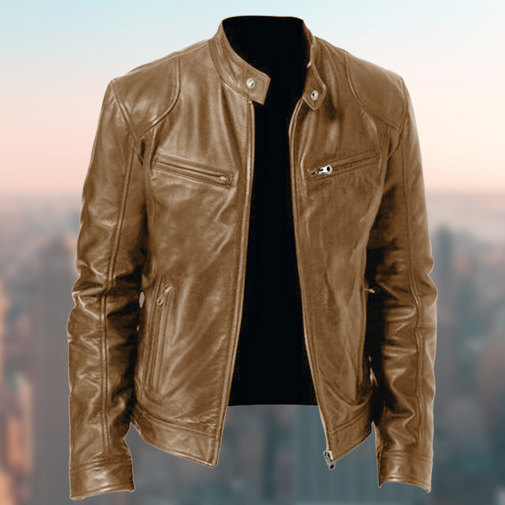 Leren Jas Heren Elegant en Tijdloos Design