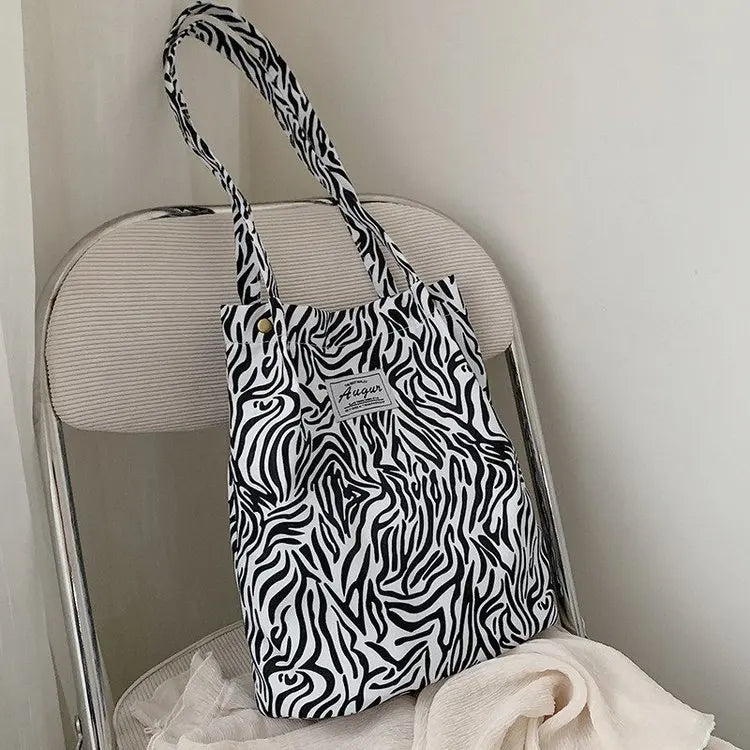 Luipaard Tote Tas Casuale Stijl Frisse Look