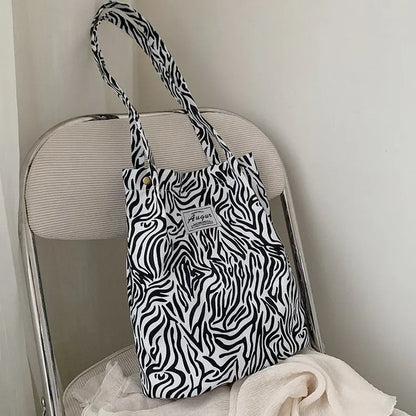 Luipaard Tote Tas Casuale Stijl Frisse Look