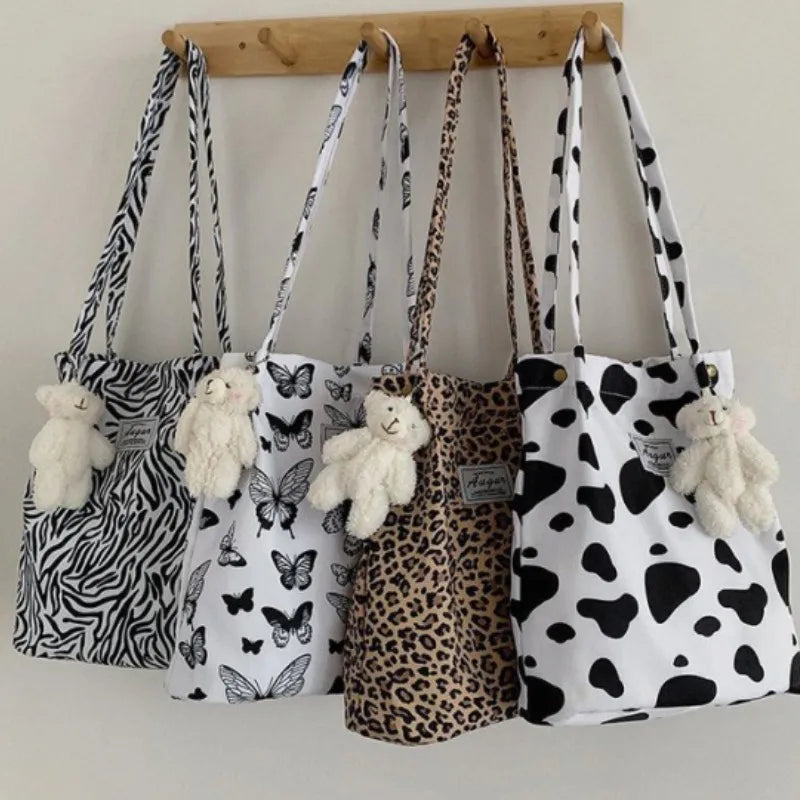 Luipaard Tote Tas Casuale Stijl Frisse Look - StudioMarella