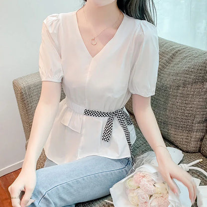 Vrouwelijke Zomer Blouses - Luchtige en Stijlvolle Tops