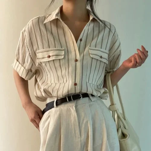 Vrouwen Zomerblouse Luchtige Stijl - StudioMarella