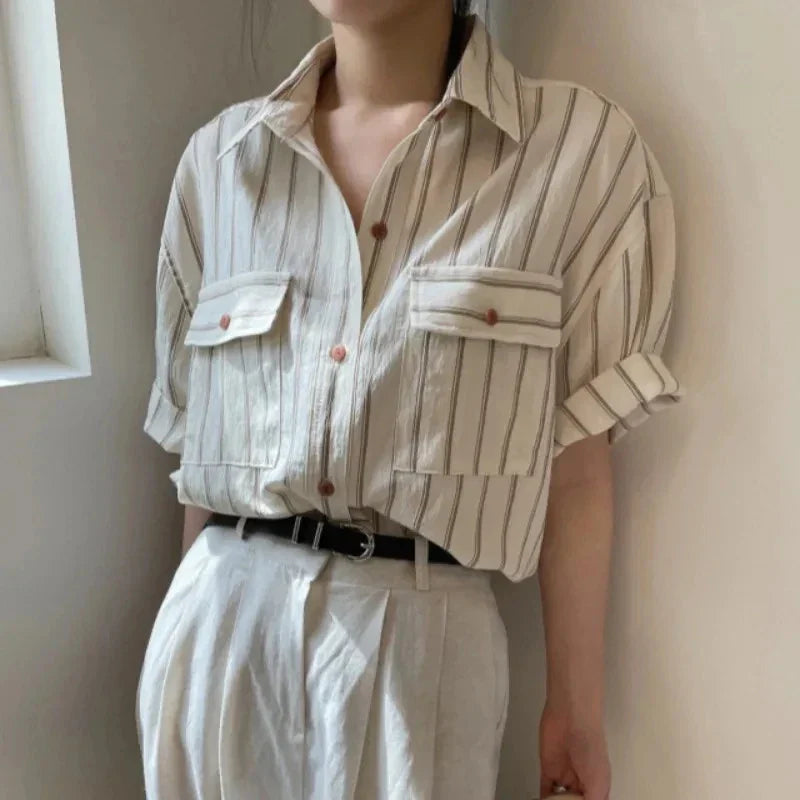 Vrouwen Zomerblouse Luchtige Stijl
