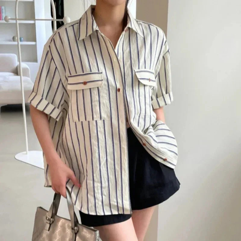 Vrouwen Zomerblouse Luchtige Stijl