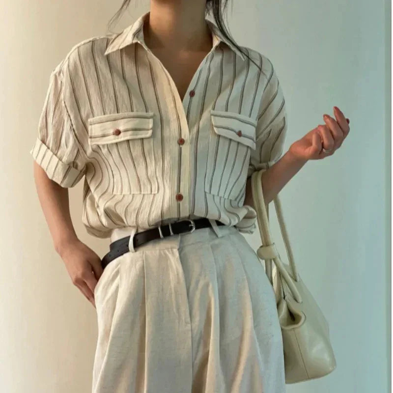 Vrouwen Zomerblouse Luchtige Stijl