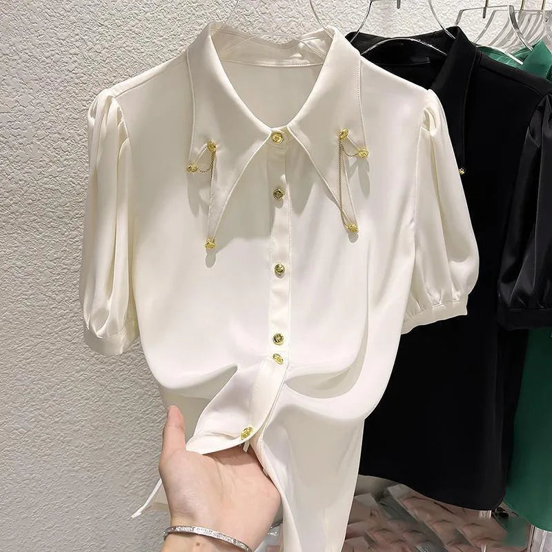 Vrouwelijke Bloemen Blouse Zomer Jurk