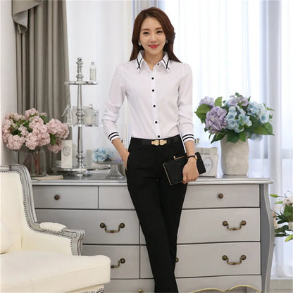 Dames Overhemd Lange Mouwen Moda Stijl