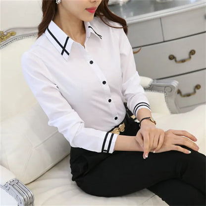 Dames Overhemd Lange Mouwen Moda Stijl